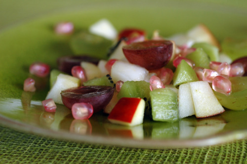 Salade fruits automne vue 1