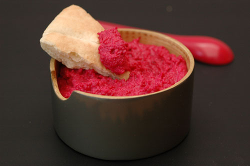 Houmous betterave deux vue 1