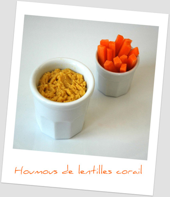 Houmous de lentilles corail pola vue 1