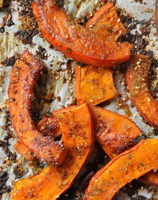 Potimarron roti epices miel